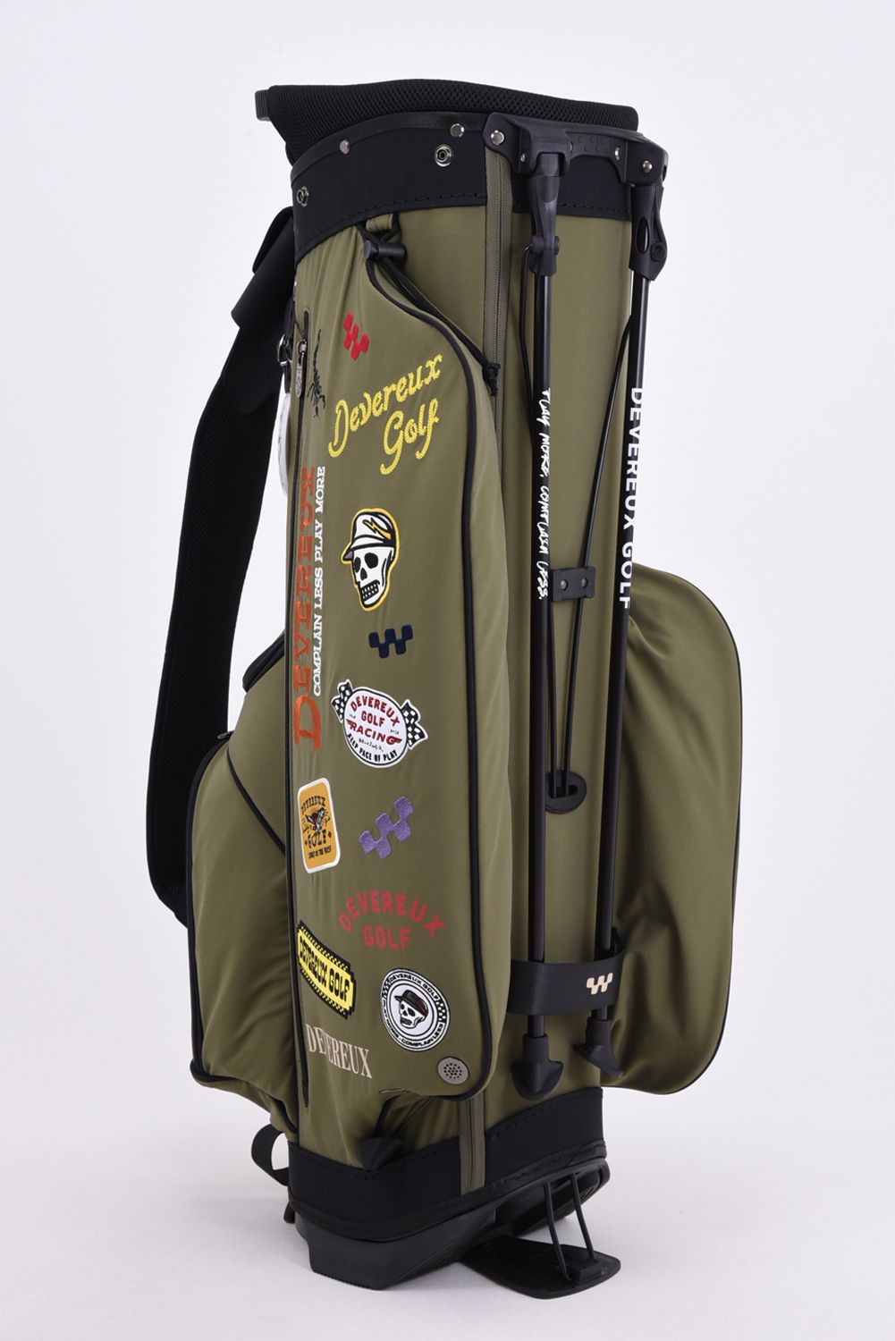 【26AW】 PIONEER TOWN Logo Assorted CADDIE BAG / ロゴアソート スタンドタイプ キャディバッグ (オリーブ)