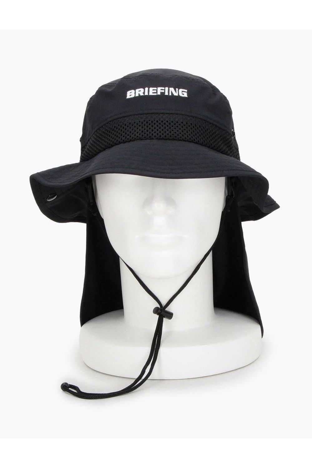 【26SS】 MEN'S COOLCORE SUNGUARD MESH HAT / サンガード付き メッシュバケットハット (ブラック)