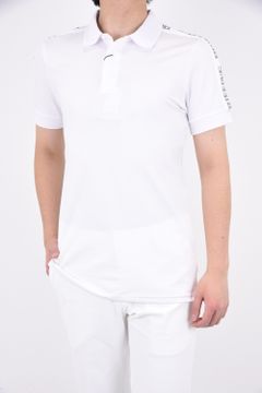 Briefing Golf Mens Shoulder Line Polo ロゴテープ ブランドロゴ ポロシャツ ホワイト Gossip Golf