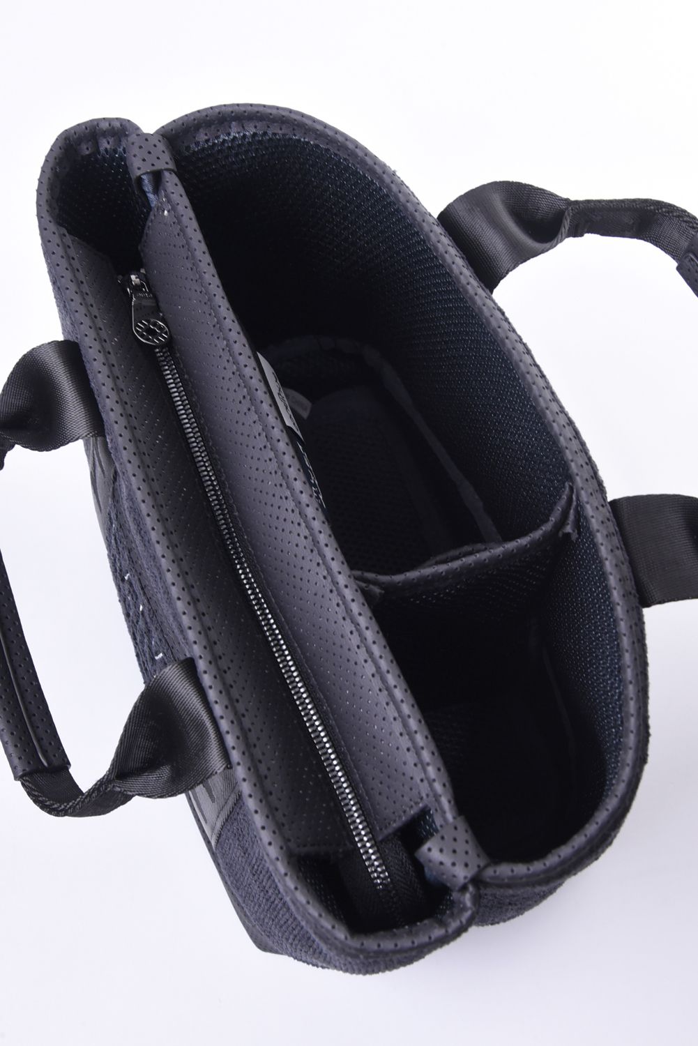 【26SS】 PILE PARTITION TOTE BAG / パイル生地 パーテーショントートバッグ (ブラック)