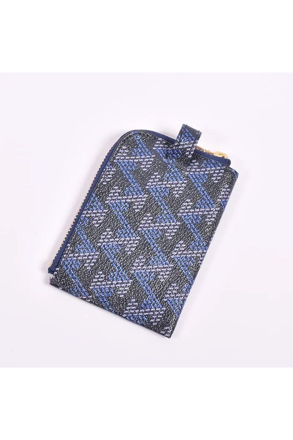 【プレゼント好適品】 Canary No.2 (カナリー) / ブランドオリジナルテキストスタイル マルチケース (ヴィオルカ／ネイビー)*