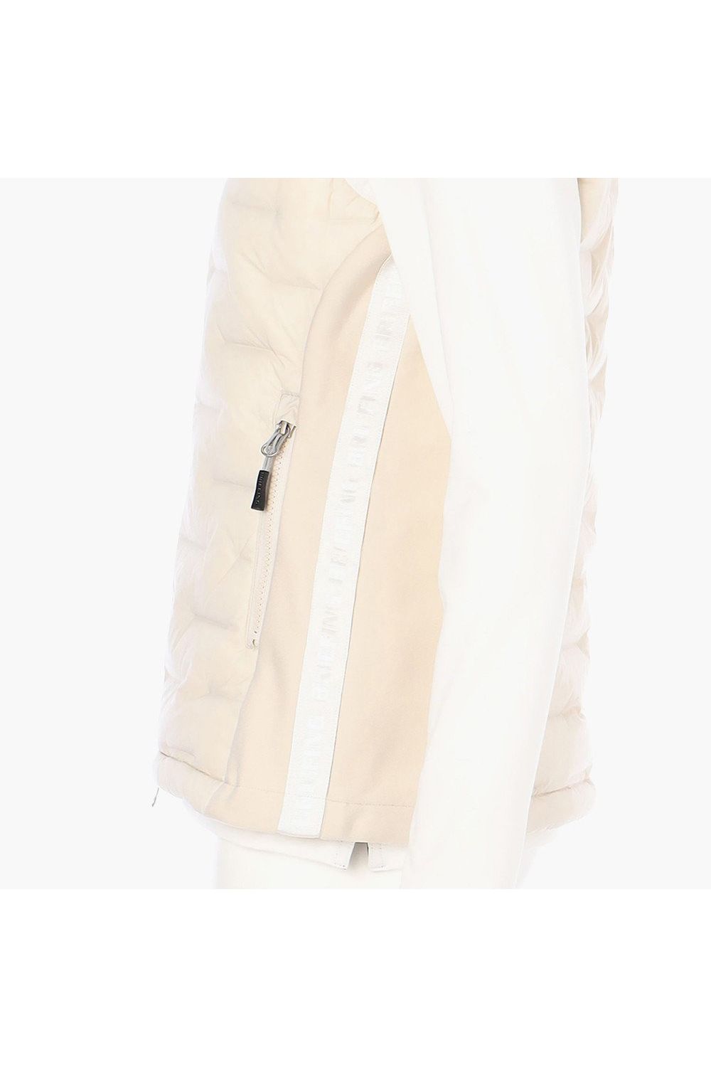 【25AW】【レディース】 WOMEN'S HYBRID DOWN VEST / ストレッチタフタ ダイヤモンドロゴ ハイブリッドダウンベスト (ベージュ)