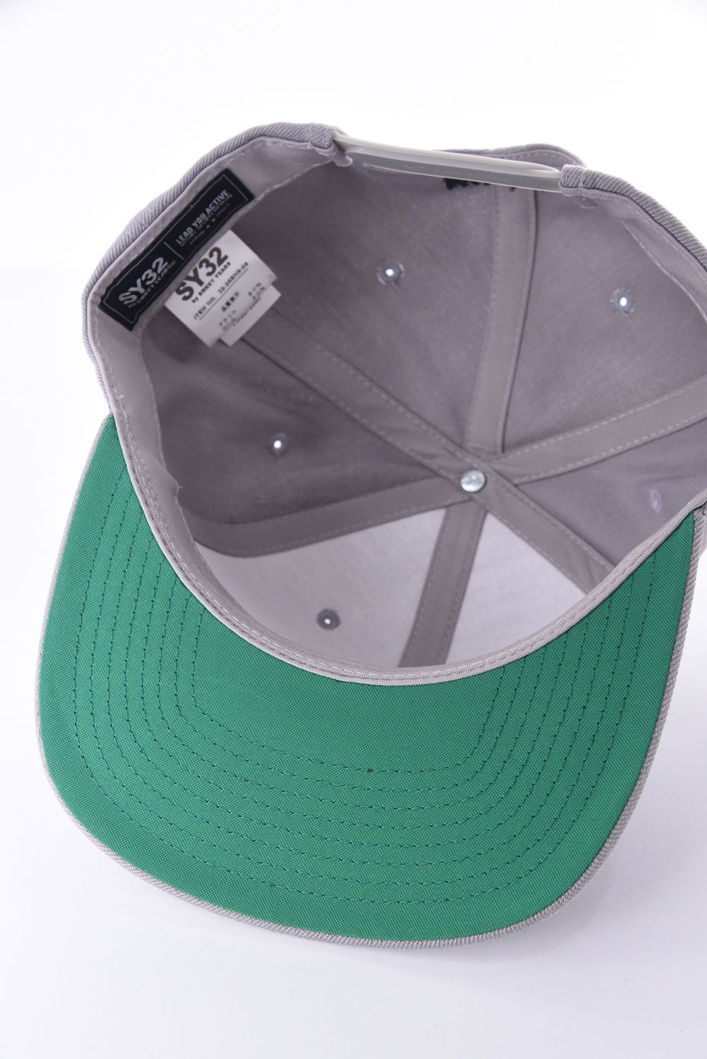 【26SS】 HEART MIX LOGO SNAPBACK CAP / ブランドロゴ刺繍 スナップバック フラットキャップ (グレー)