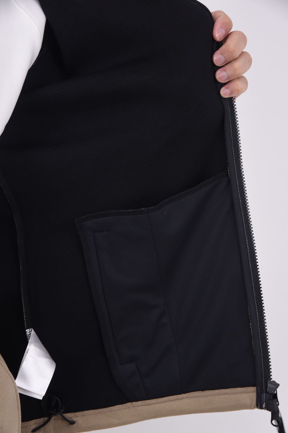 【25AW】 MEN'S WARM 3D LOGO PARKA / ダンボールニット 3D ロゴパーカー (ベージュ)