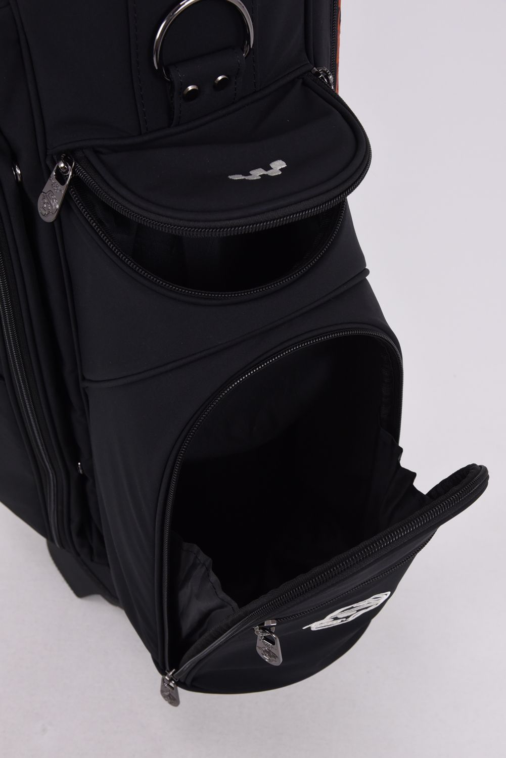 【26AW】 PIONEER TOWN Logo Assorted CADDIE BAG / ロゴアソート スタンドタイプ キャディバッグ (ブラック)