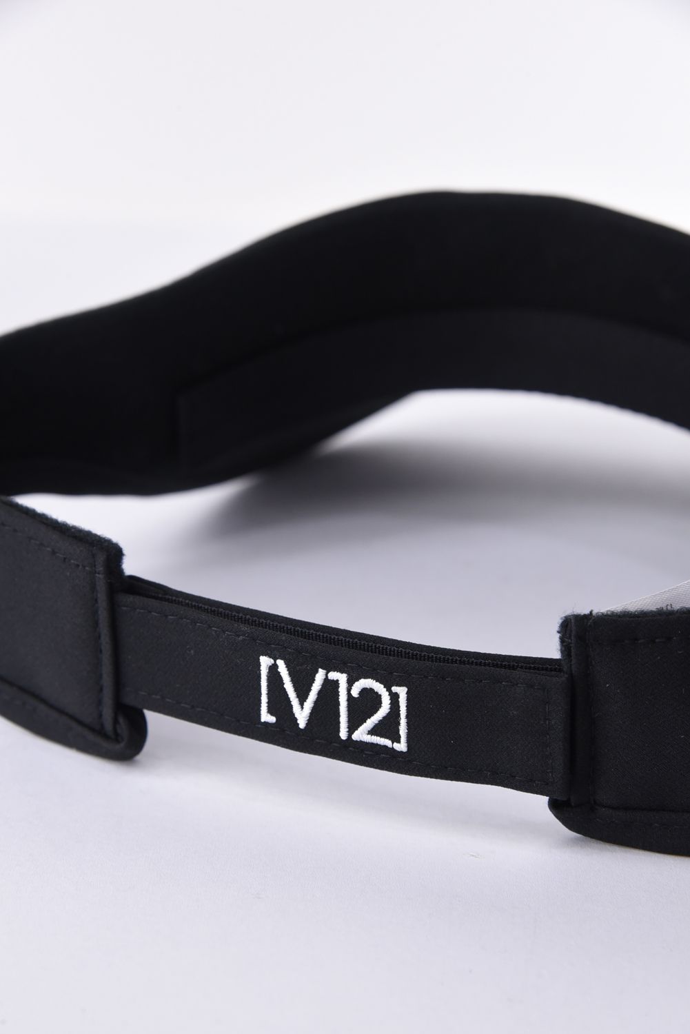 【26SS】 ARC VISOR / 3Dブランドロゴ刺繍 サンバイザー (ブラック)