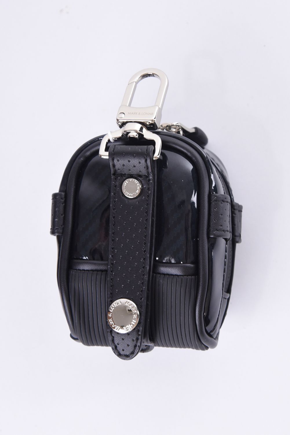 MARK&LONA - INDY BALL POUCH / サークルスカル 異素材ミックス