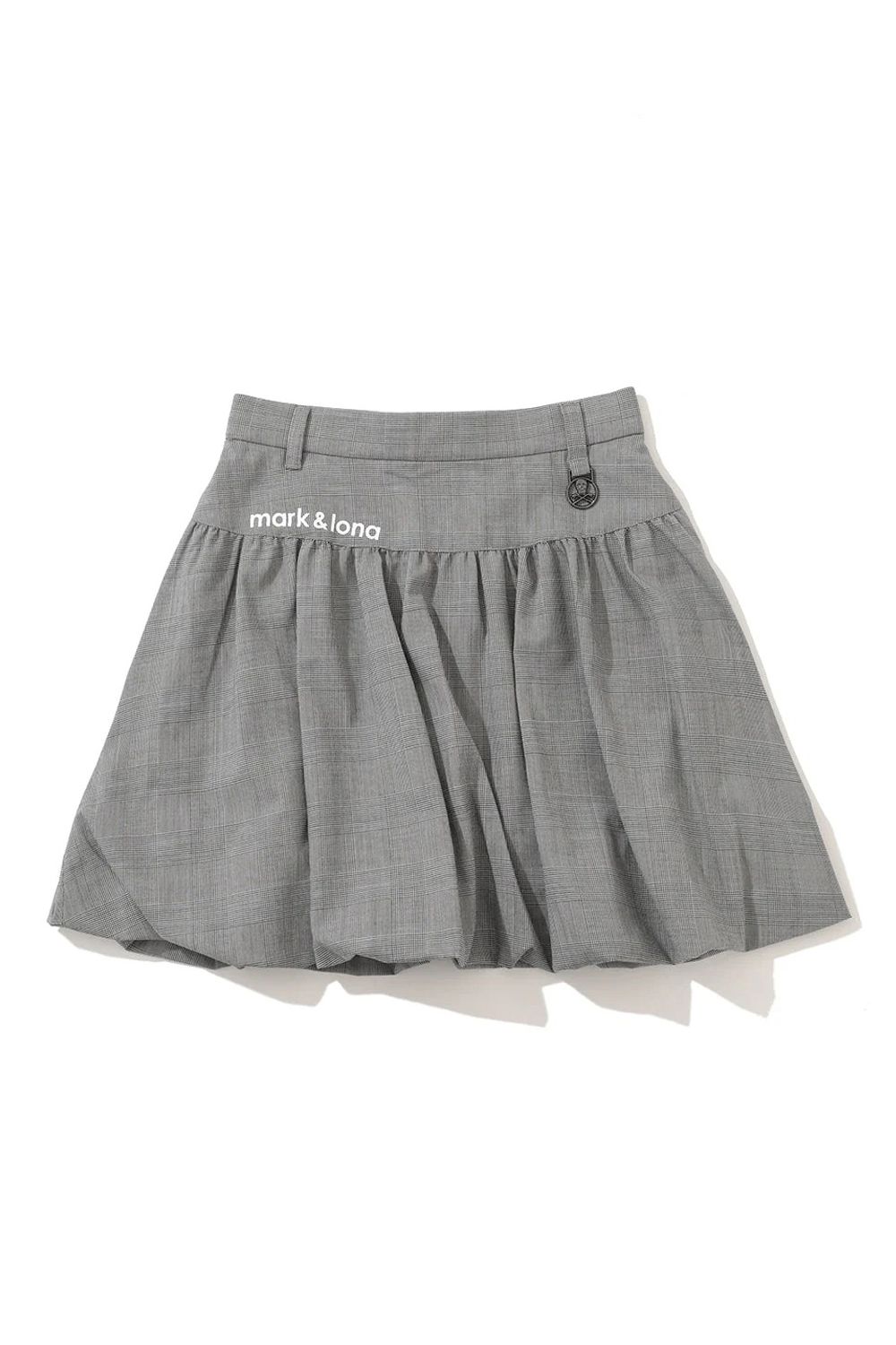 【2025AW】【レディース】 LUMINOUS GLEN BALLOON SKIRT / グレンチェック バルーンスカート (インナーパンツ付き) (グレー)