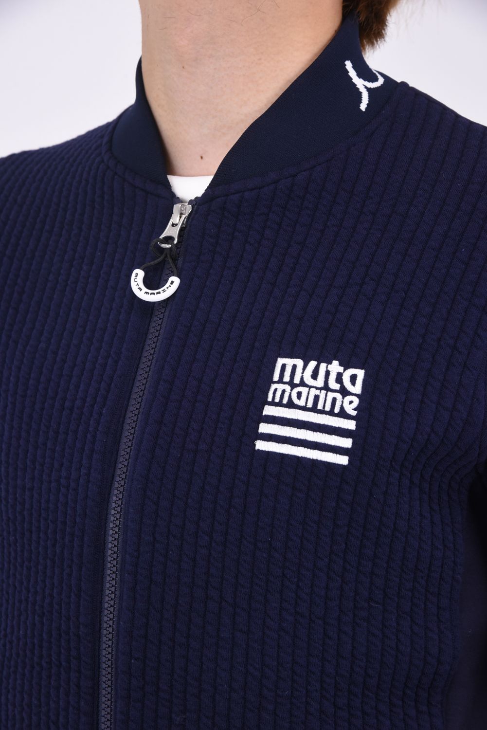 muta - 【期間限定ポイント30倍】 STRIPED QUILT MOVE VALVE BLOUSON