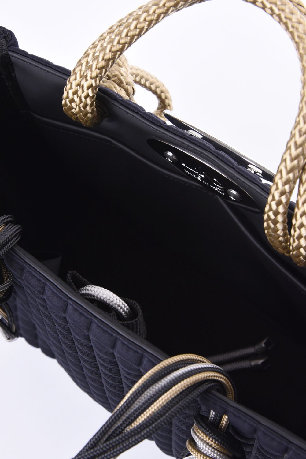 CLEAT TOTE mini TOM1008 / クリート トート ミニバッグ スクエア （ブラック）*