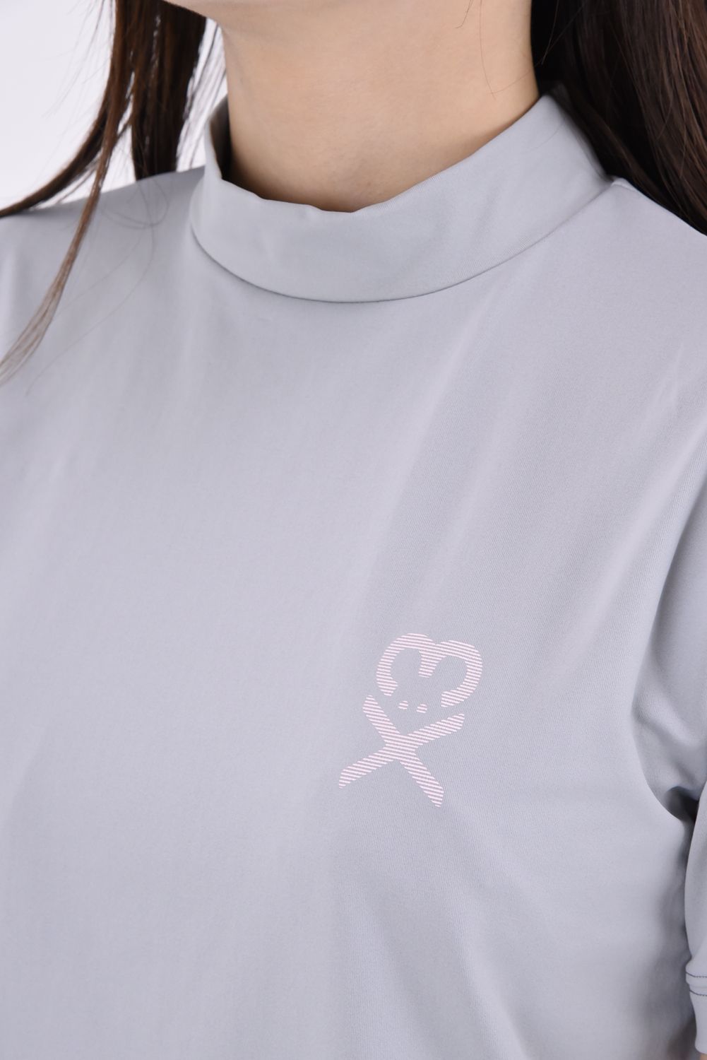 【ポイント10倍】 【26SS】【レディース】 WOMEN'S ECO PIQUE MOCK TEE / モックネックTシャツ (グレー)