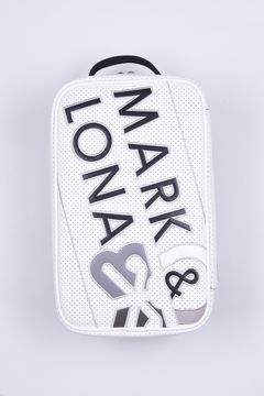 【26SS】 ML DUAL-TONE SHOE BAG / バイカラー ロゴパッチワーク シューズバッグ (ブラック)