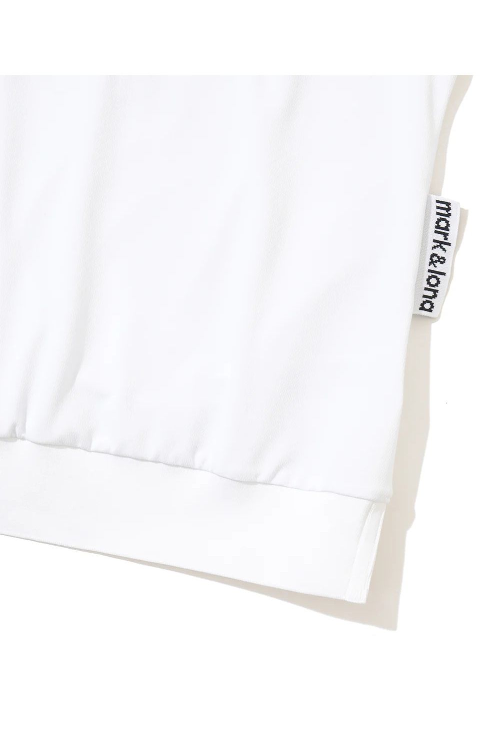 【26SS】【レディース】 GEMMA CRYSTAL MOCK / スワロフスキー キャップスリーブ モックネックTシャツ (ホワイト)