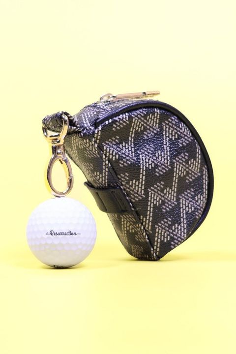 【26SS】【プレゼント好適品】 CETTIA (セッティア) / ブランドオリジナルテキスタイル ボールポーチ (ダークブラック)