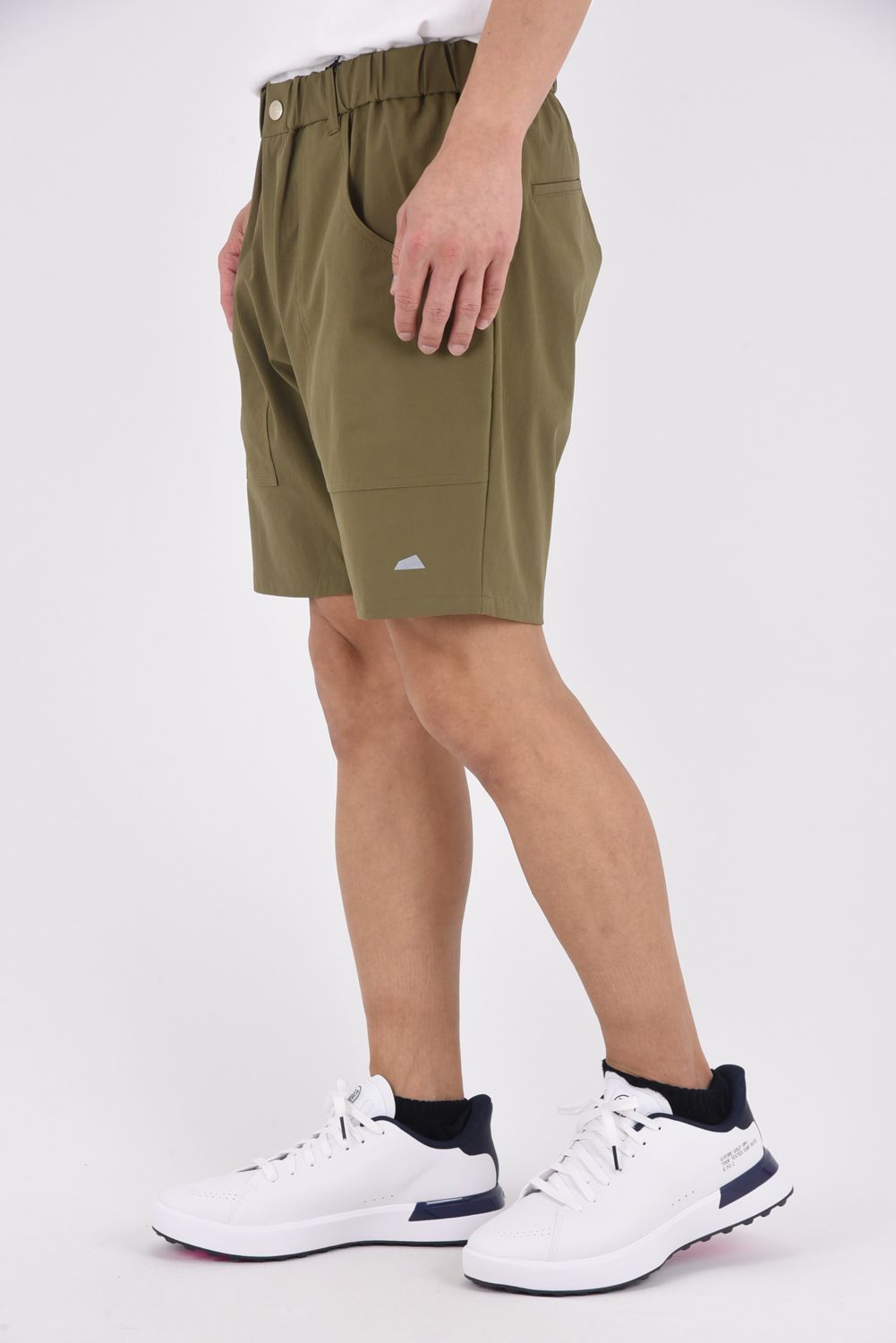 【26SS】 Makani Shorts / フラップポケット 4WAYストレッチ ベイカーショーツ (オリーブ)