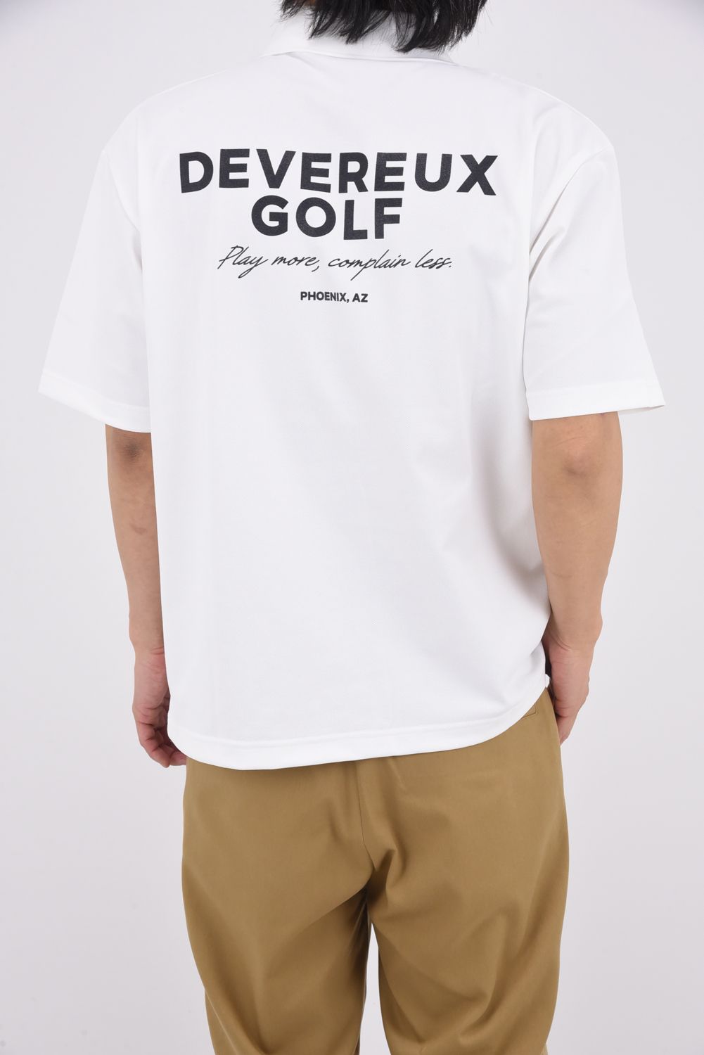 【26SS】 DVG CREW STANDARD POLO / クルーネック ポロシャツ (ブラック)