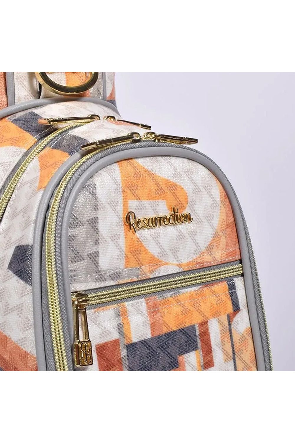 【26SS】【銀行振込・代金引換不可】【返品・交換不可】 RALLINA AP (ラリーナ) / ブランドオリジナルテキスタイル カートタイプ キャディバッグ (デイタイムジャンクション)*