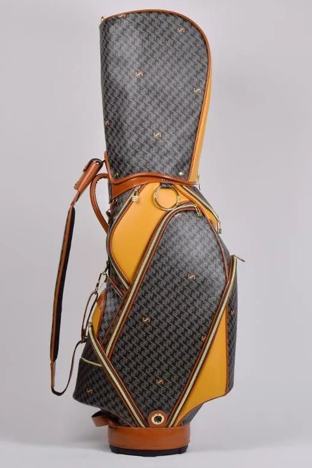 【銀行振込・代金引換不可】【返品・交換不可】【10周年記念カラー】 ORIOLA No.4 / ブランドオリジナルテキスタイル カートタイプ キャディバッグ （クラシックブラック）*