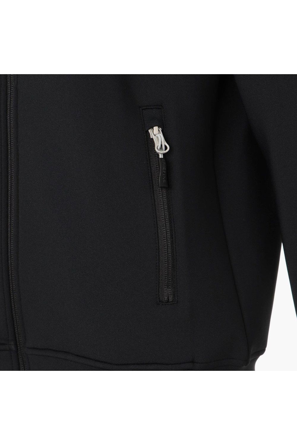 【26AW】【レディース】 WOMEN’S STITCHED 3D LOGO PARKA / ストレッチジャージ 3Dステッチロゴ ジップアップパーカー (ブラック)