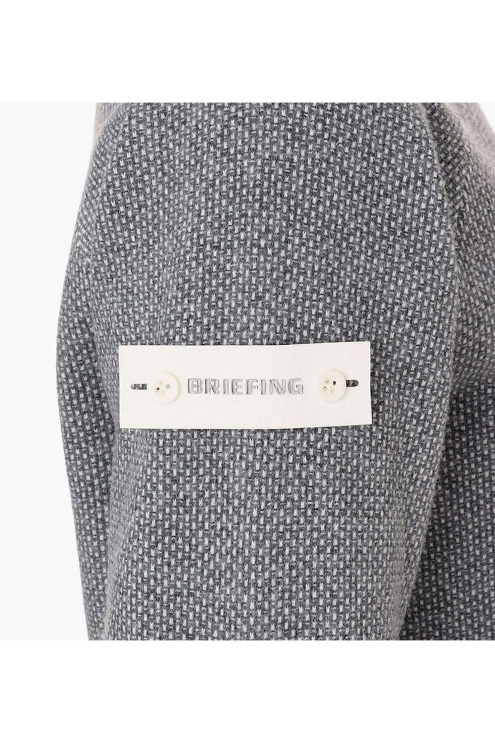 【25AW】【レディース】 WS BIRDS EYE LOGO CREWNECK KNIT / フロントロゴ バーズアイパターン クルーネックニット (グレー)