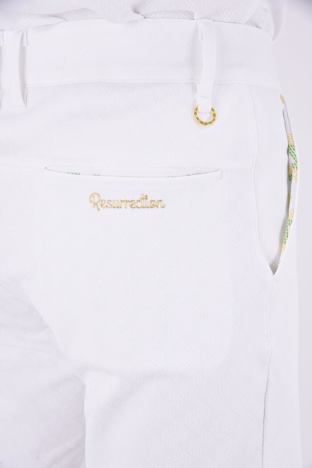 【25SS】 MENS GM JACQUARD SHORT PANTS / GMジャガード ショートパンツ (ホワイト)