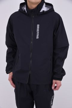 【26SS】 MEN'S WATERPROOF BLOUSON / マイクロリップナイロン 2WAYレインジャケット (ブラック)