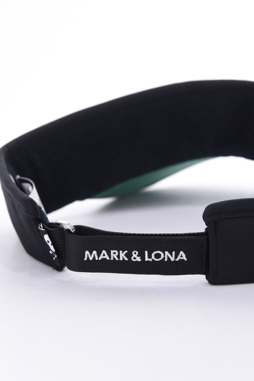 【26SS】 IRON SKULL CRYSTAL ACCENT VISOR / アイアンスカル ブランドロゴ刺繍 サンバイザー (ブラック)