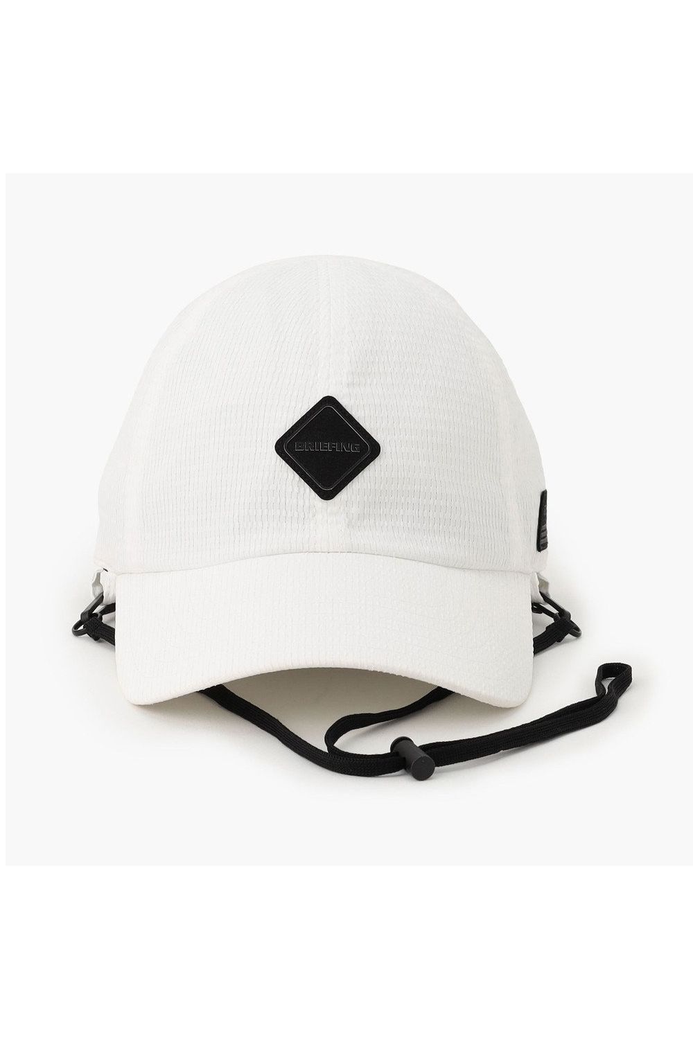 【26SS】【レディース】 WOMEN’S SEERSUCKER CORD STRAP CAP / シアサッカー コードストラップ付き キャップ (ホワイト)