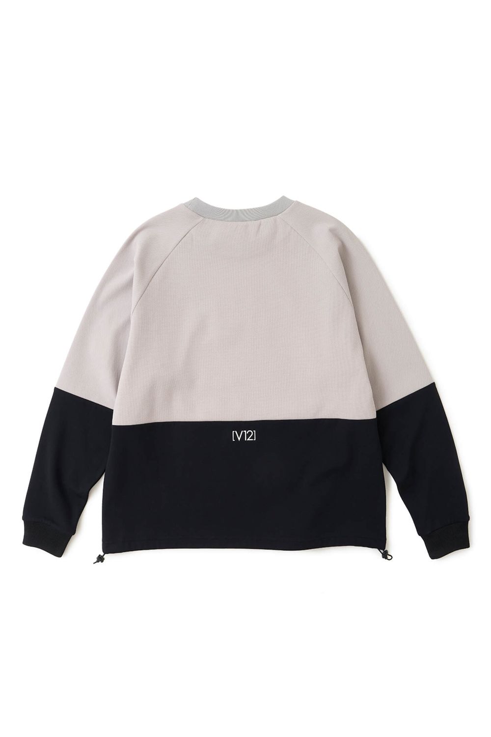 【26AW】 REVERSE CREW / バイカラー 反転ロゴ スウェット (ベージュ)