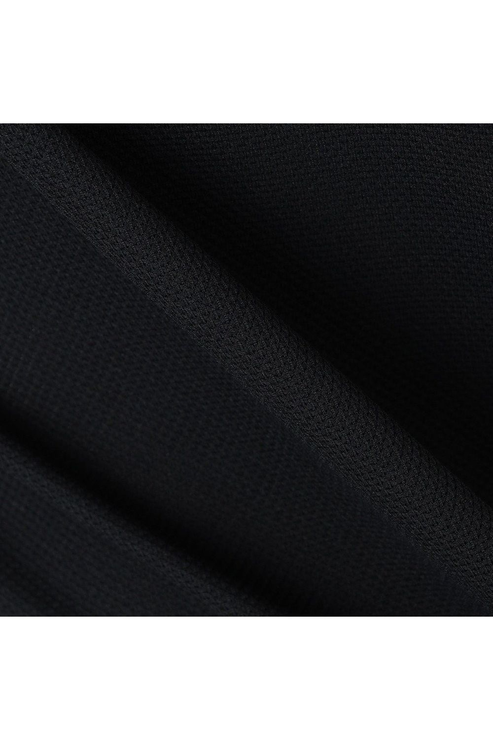 【26SS】 MEN'S LINE POLO RF / カノコ生地 ラインロゴテープ リラックスフィット ポロシャツ (ブラック)