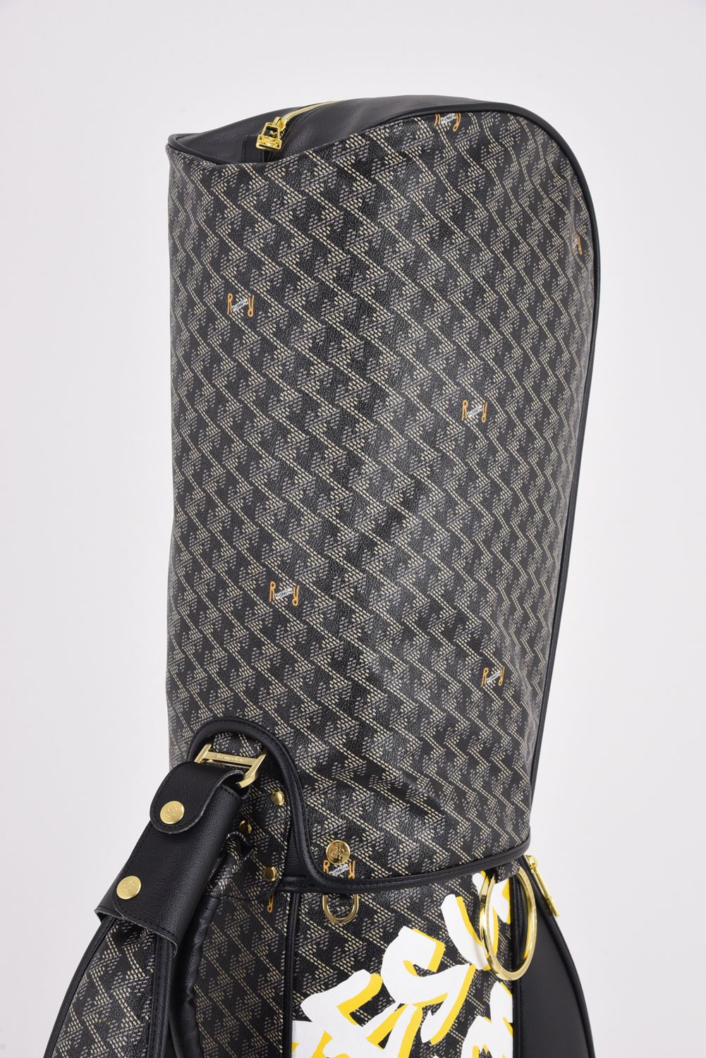 【銀行振込・代金引換不可】【返品・交換不可】 GOSSIP GOLF限定 ORIGINAL GRAFFITI DESIGN RALLINA  No.3 (ラリーナ) / カートタイプ キャディバッグ (ダークブラック/グラフィティデザイン)