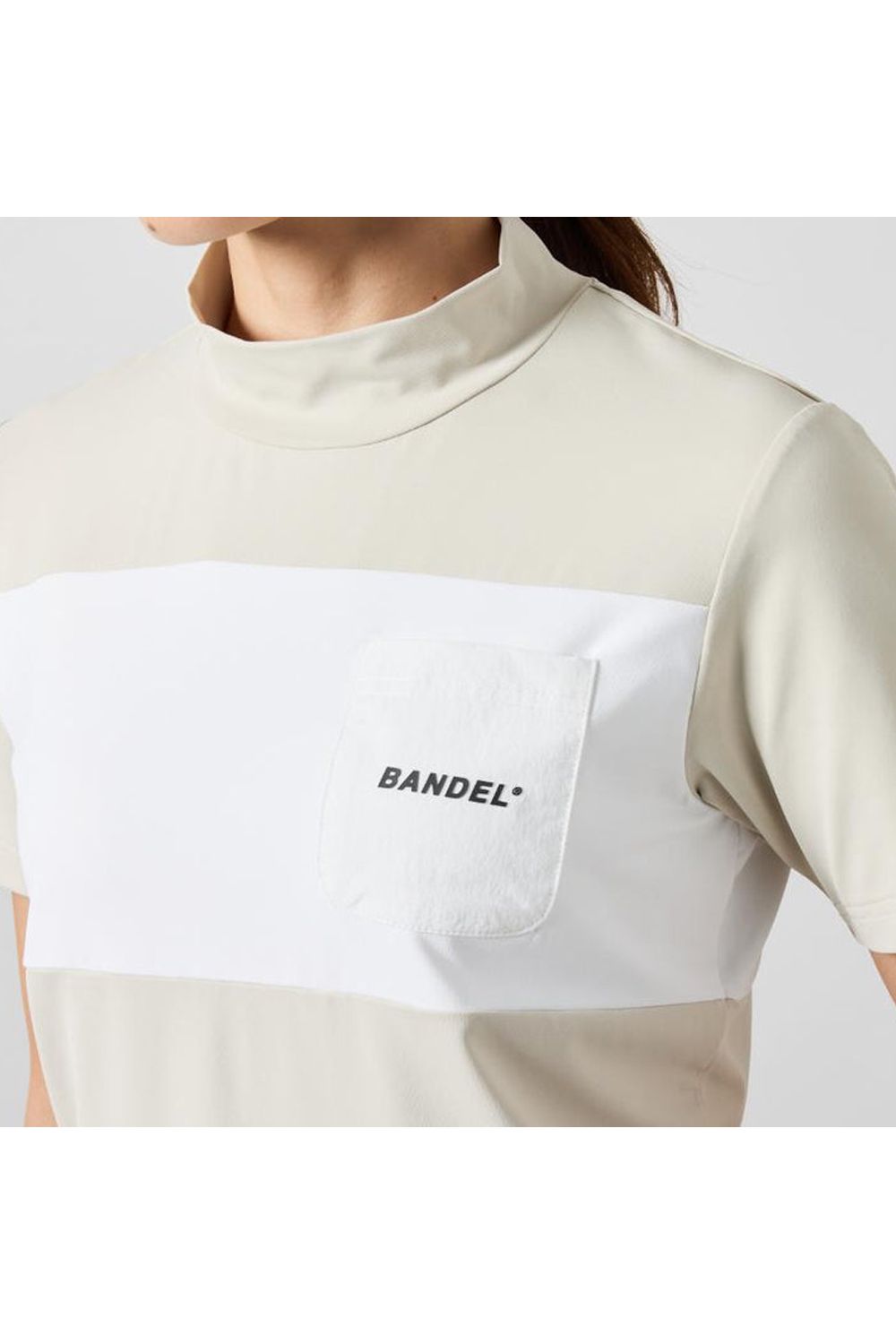 BANDEL GOLF - 【25SS】【レディース】 BICOLOR PATERN S/S MOCK