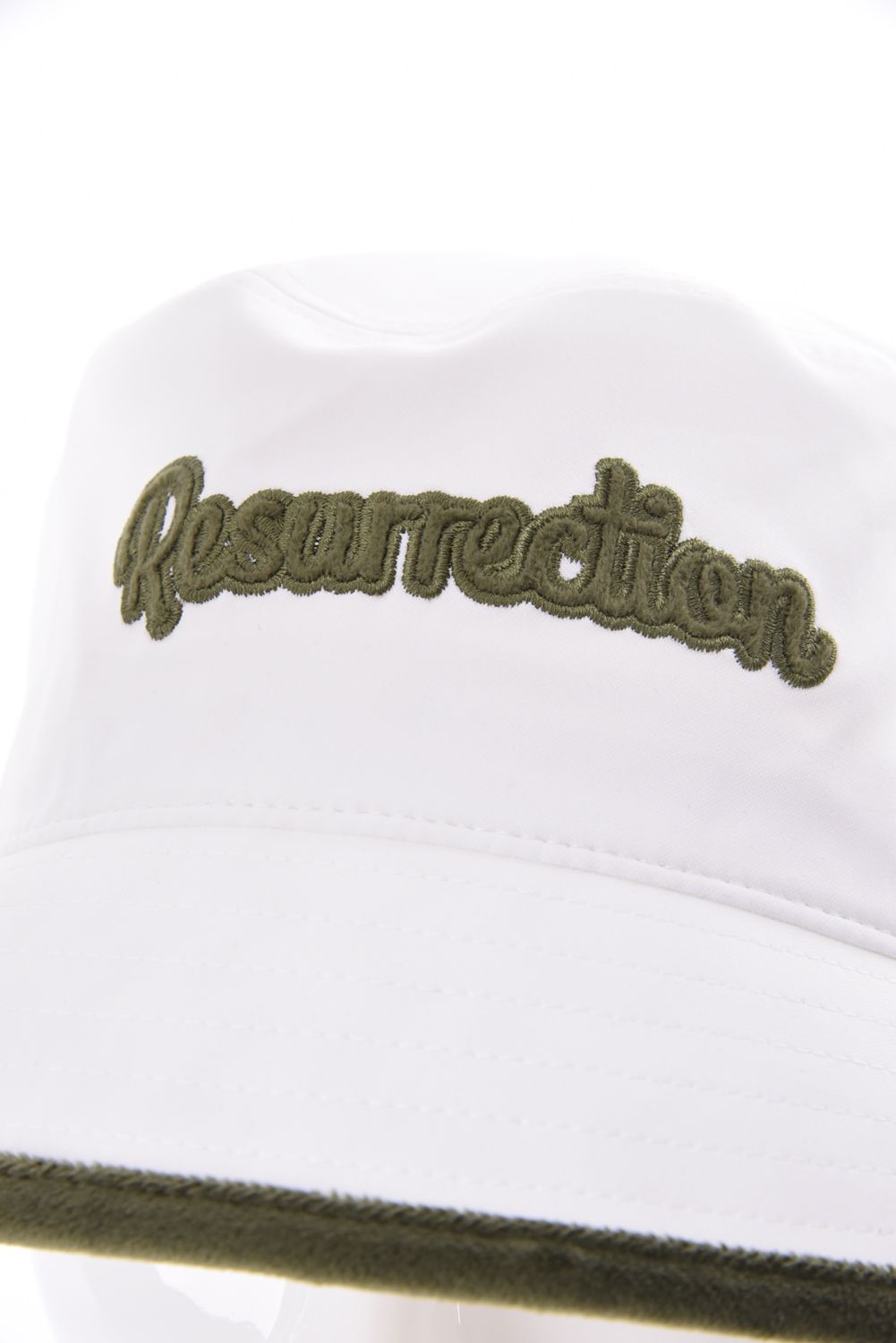 【26AW】 VELOUR BRIM BUCKET HAT / ベロアブリム バケットハット (ホワイト)