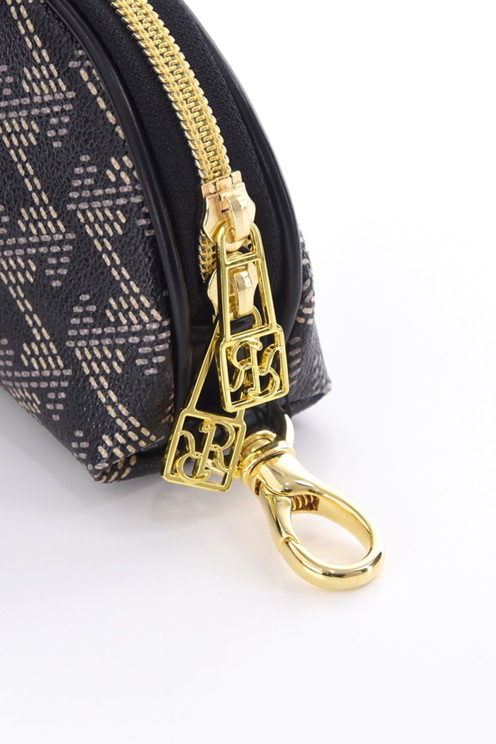 【プレゼント好適品】 KIWI PETIT (キウィ プチ)  / ブランド オリジナルテキスタイル プチ ポーチ (ダークブラック)*