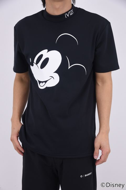 【26SS】 BIG FACE MOCK / ディズニーコレクション モックネックTシャツ (ブラック)
