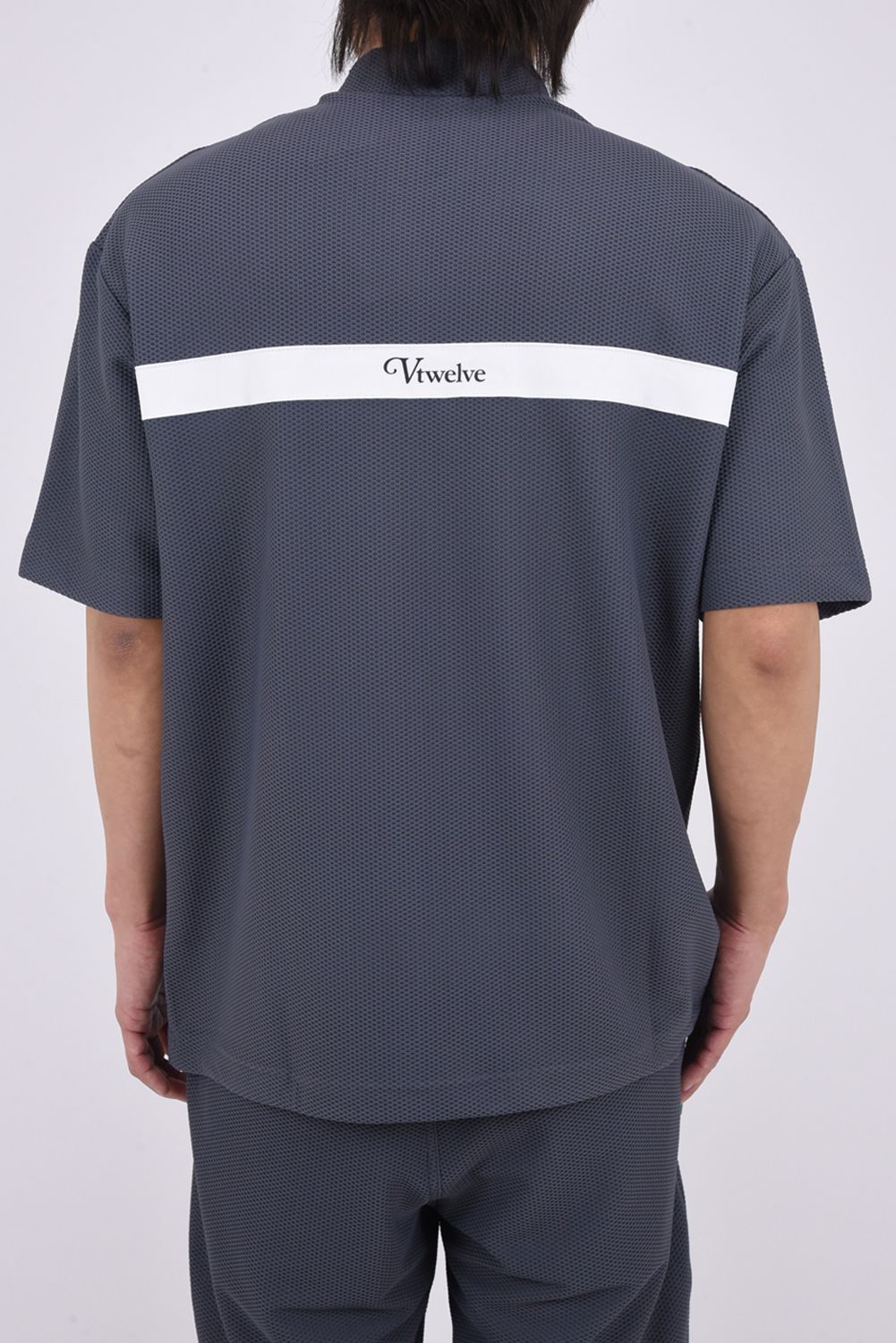 【ポイント10倍】【26SS】 AIRY AWA MOCK / ワッフル生地 バックライン モックネックTシャツ (グレー)