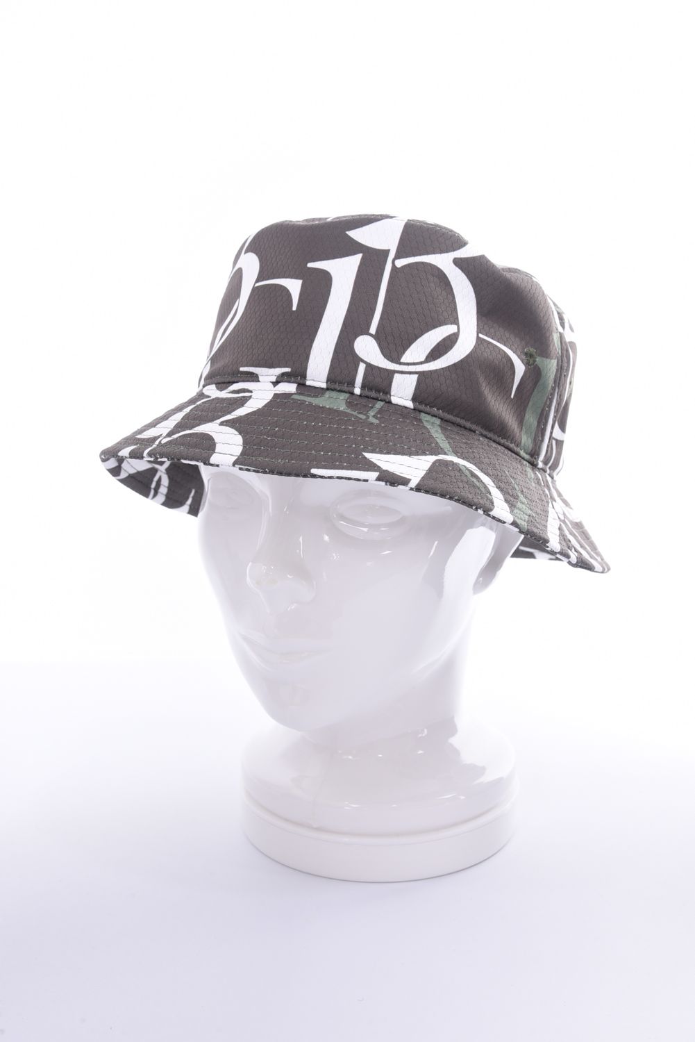 1PIU1UGUALE3 GOLF - 113G FULL LOGO MIX BUCKET HAT / 113Gロゴ総柄