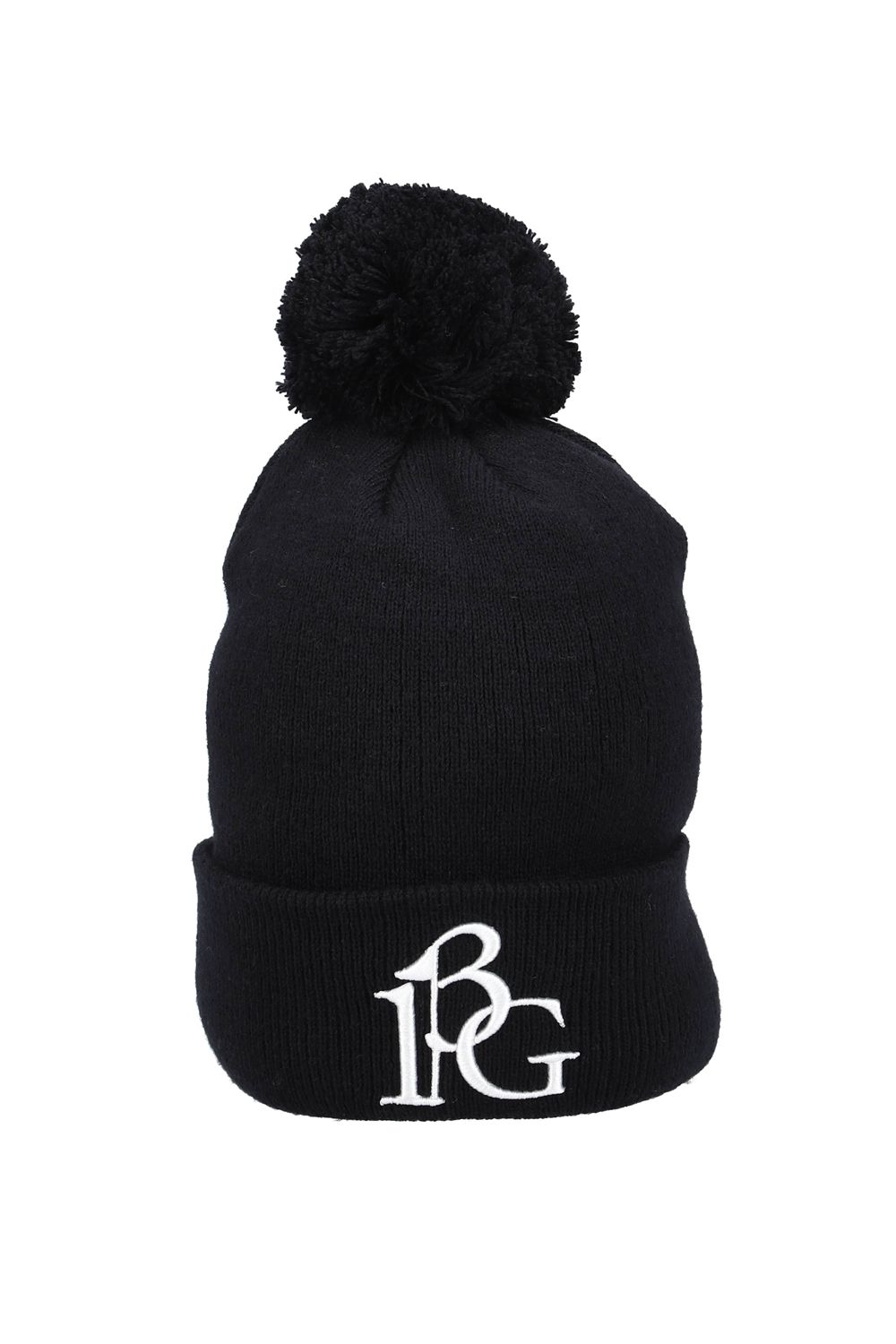 1PIU1UGUALE3 GOLF - POM POM BEANIE FLEX / 113Gロゴ刺繍