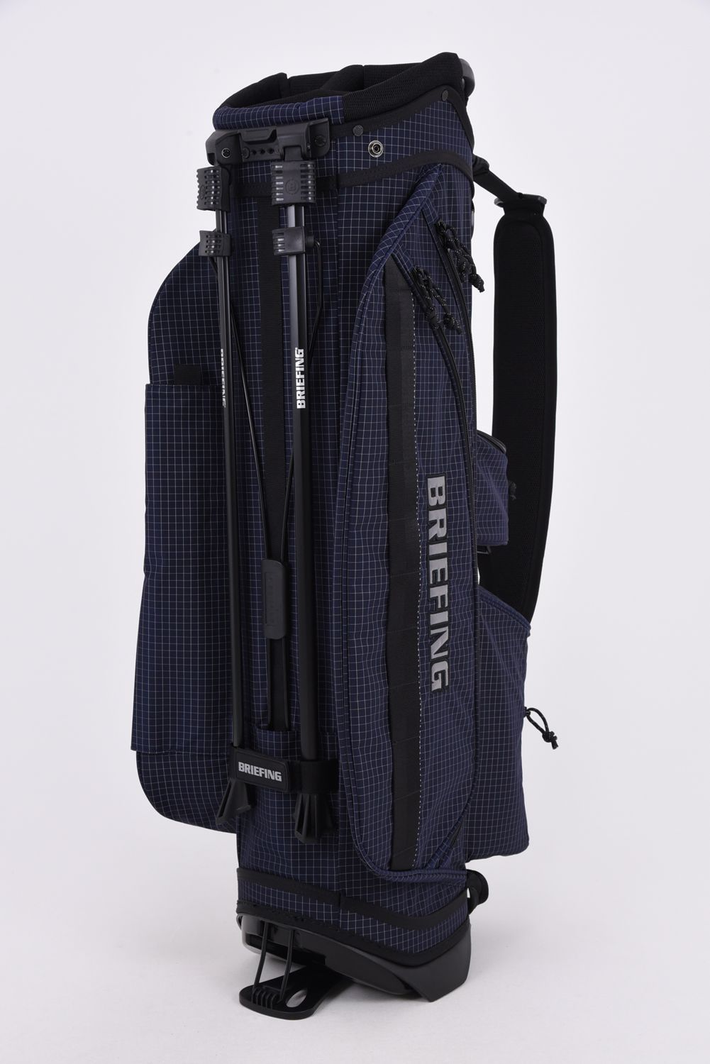【26AW】【REFLECTIVE COLLECTION】 CR-7.5 REF / リフレクター生地 スタンドタイプ キャディバッグ (ネイビー)