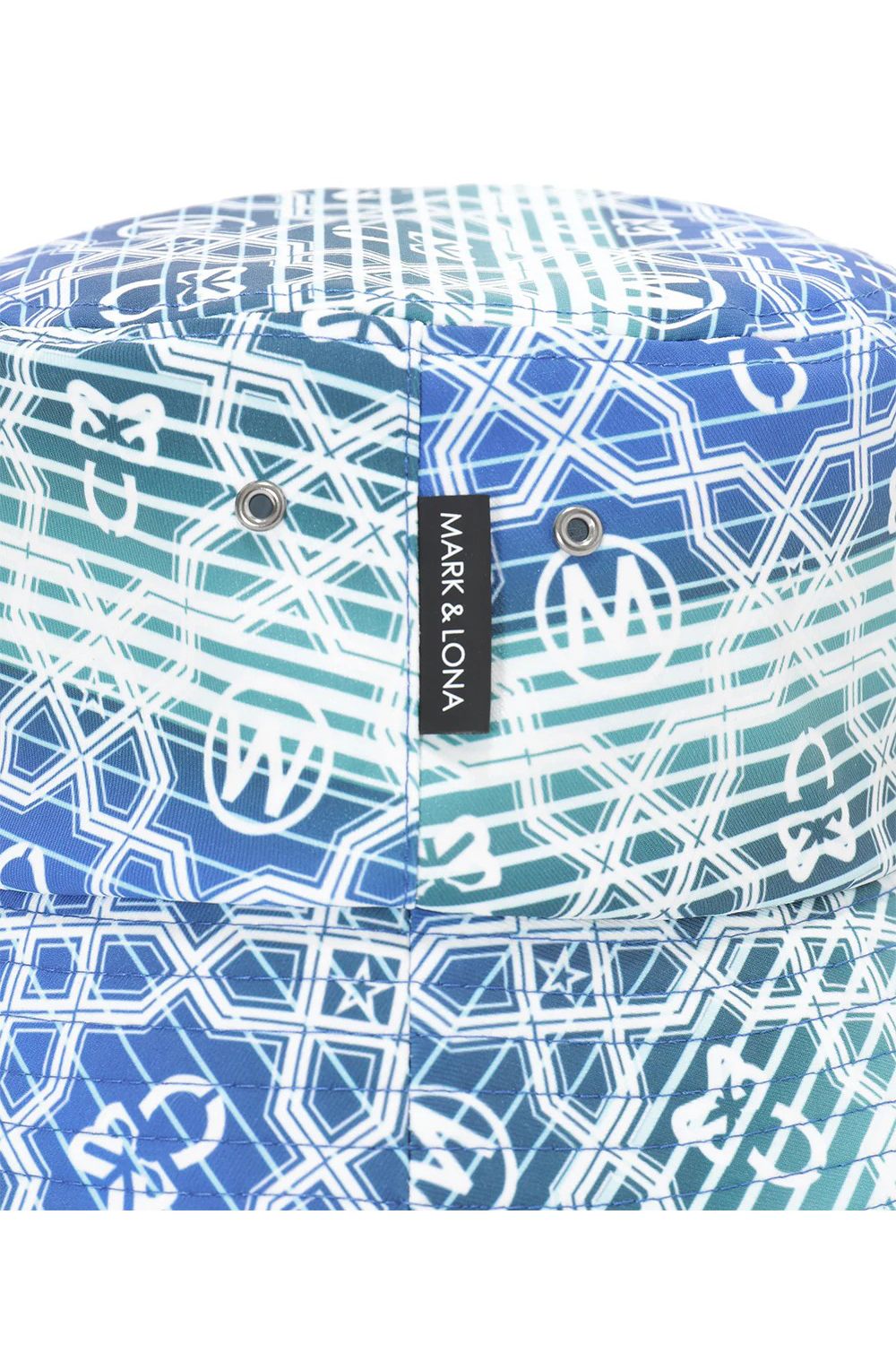 【26SS】 DOMINANT BUCKET HAT / ジオメトリックパターン総柄 バケットハット (ブルー)