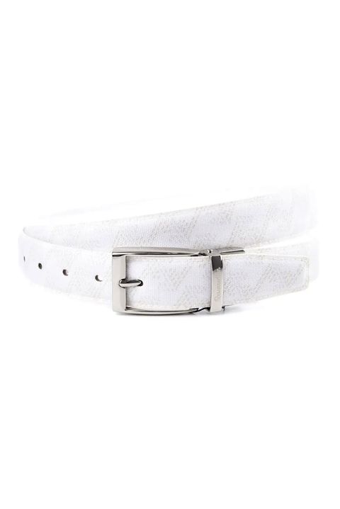 【26SS】 COUATL (コアトル) / ブランドオリジナルテキスタイル リバーシブル ベルト 30mm (モノホワイト)