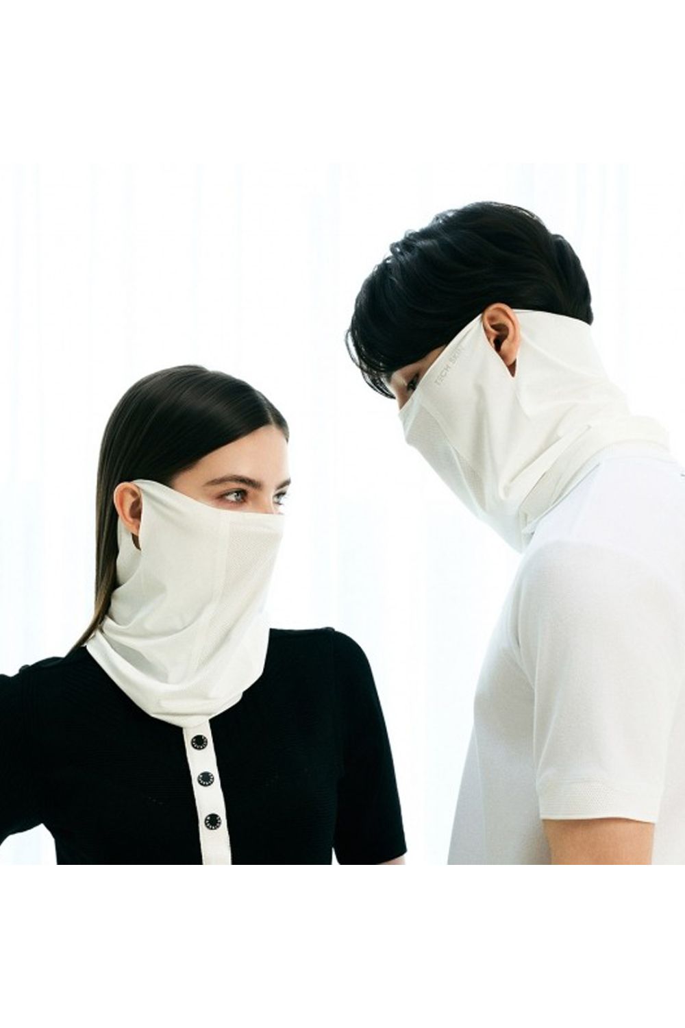 【26SS】【ユニセックス】【返品・交換不可】 FLEX FIT UV PROTECTION MASK / UVカット メッシュ生地 フェイスカバー (ホワイト)