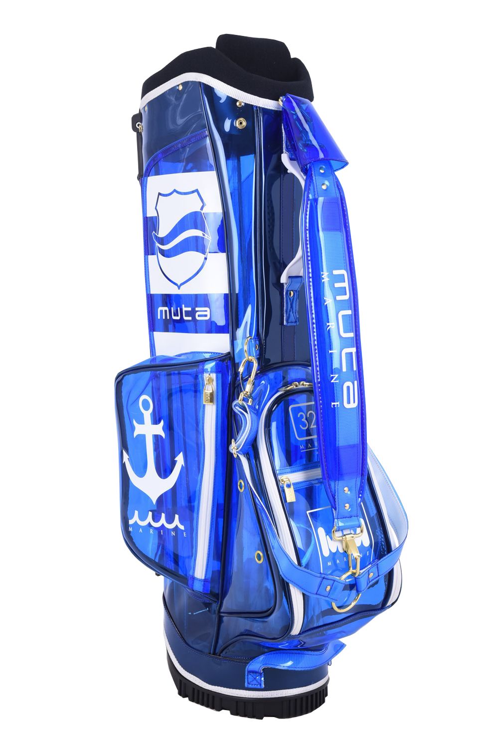 MUTA MARINE スケルトン ゴルフバッグ 青 (Golffreaks|ゴルフ MUTA MARINE スケルトン ゴルフバッグ 青 (Golffreaks|ゴルフ