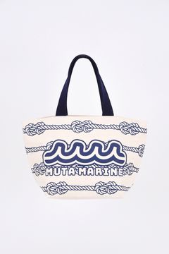 【26SS】 ROPE柄 ECO BAG / ロープ エコバック (ホワイト)