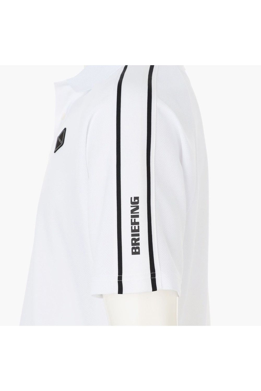 【26SS】 MEN'S LINE POLO RF / カノコ生地 ラインロゴテープ リラックスフィット ポロシャツ (ホワイト)