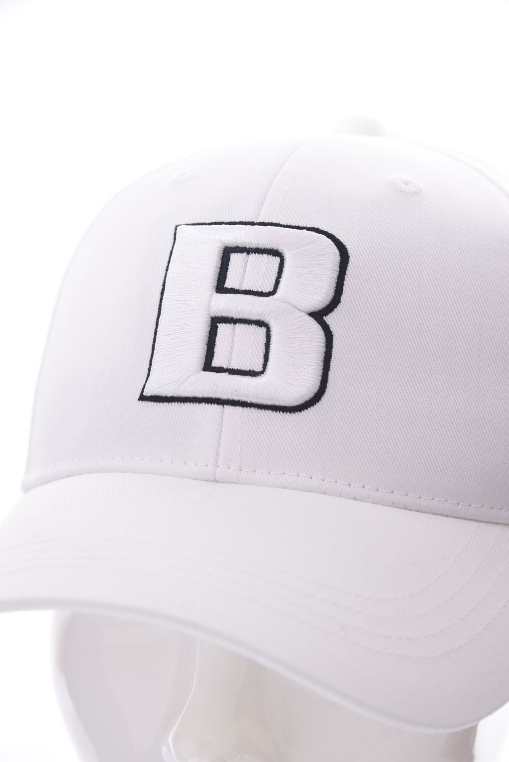 【26SS】 MEN’S INITIAL CAP / ブランドイニシャル刺繍 キャップ (ホワイト)