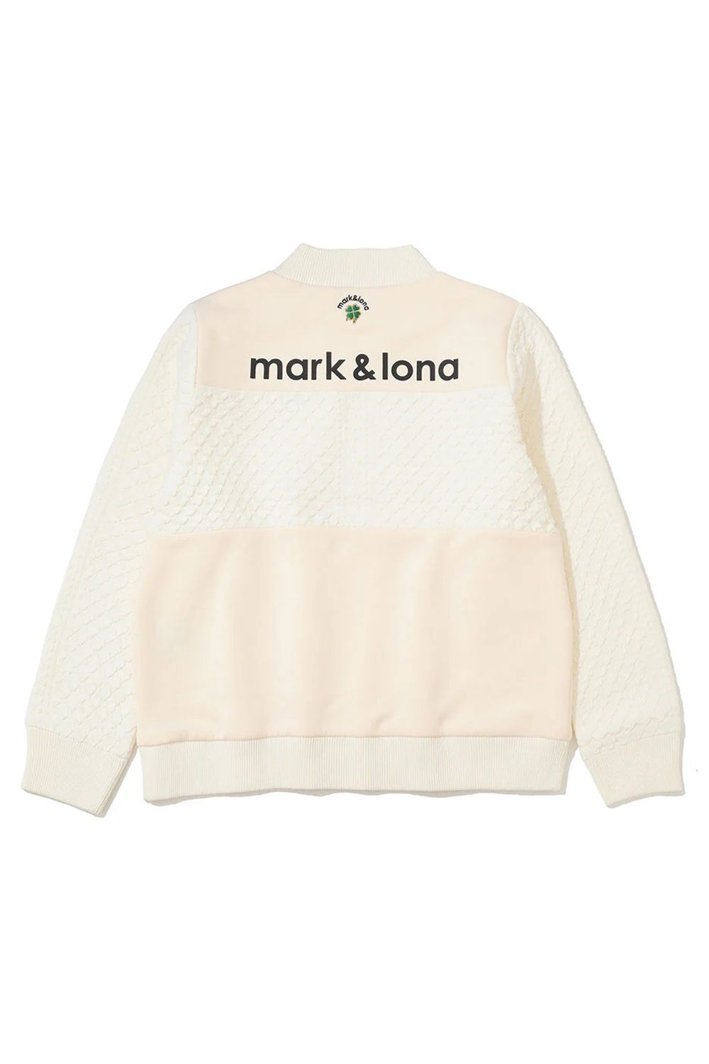 【2025AW】【レディース】 ALIGN HYBRID SWEATER / 異素材切り替え ケーブル編み ハイブリッドプルオーバー (オフホワイト)