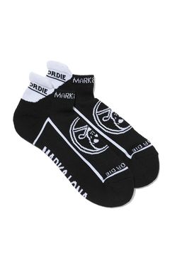 【26SS】 ROUND SKULL ATHLETIC LOW SOCKS / サークルスカルジャカード スニーカー丈 ローソックス (ブラック)