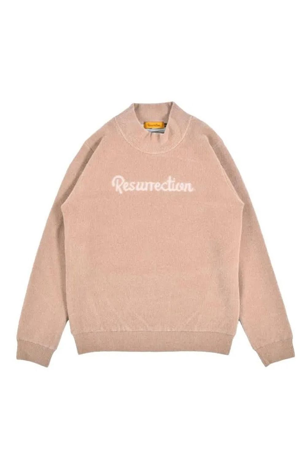 【26AW】【レディース】 AIRSHUT MOLE YARN HIGH NECK KNIT / モールヤーン 防風裏地 ハイネックニット (ベージュ)*