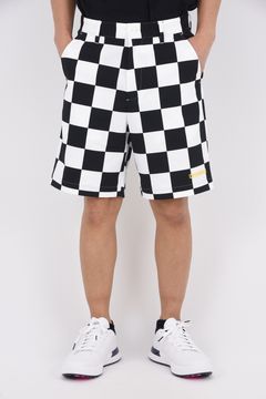 【26SS】 DVG CHECK MATE HALF PANTS / チェッカー ショートパンツ (ブラック)